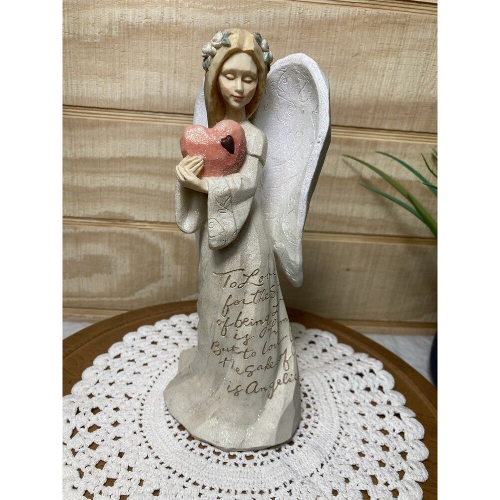 Vintage Foundations Enesco For The Sake Of Love Angel Figurine Karen Hahn